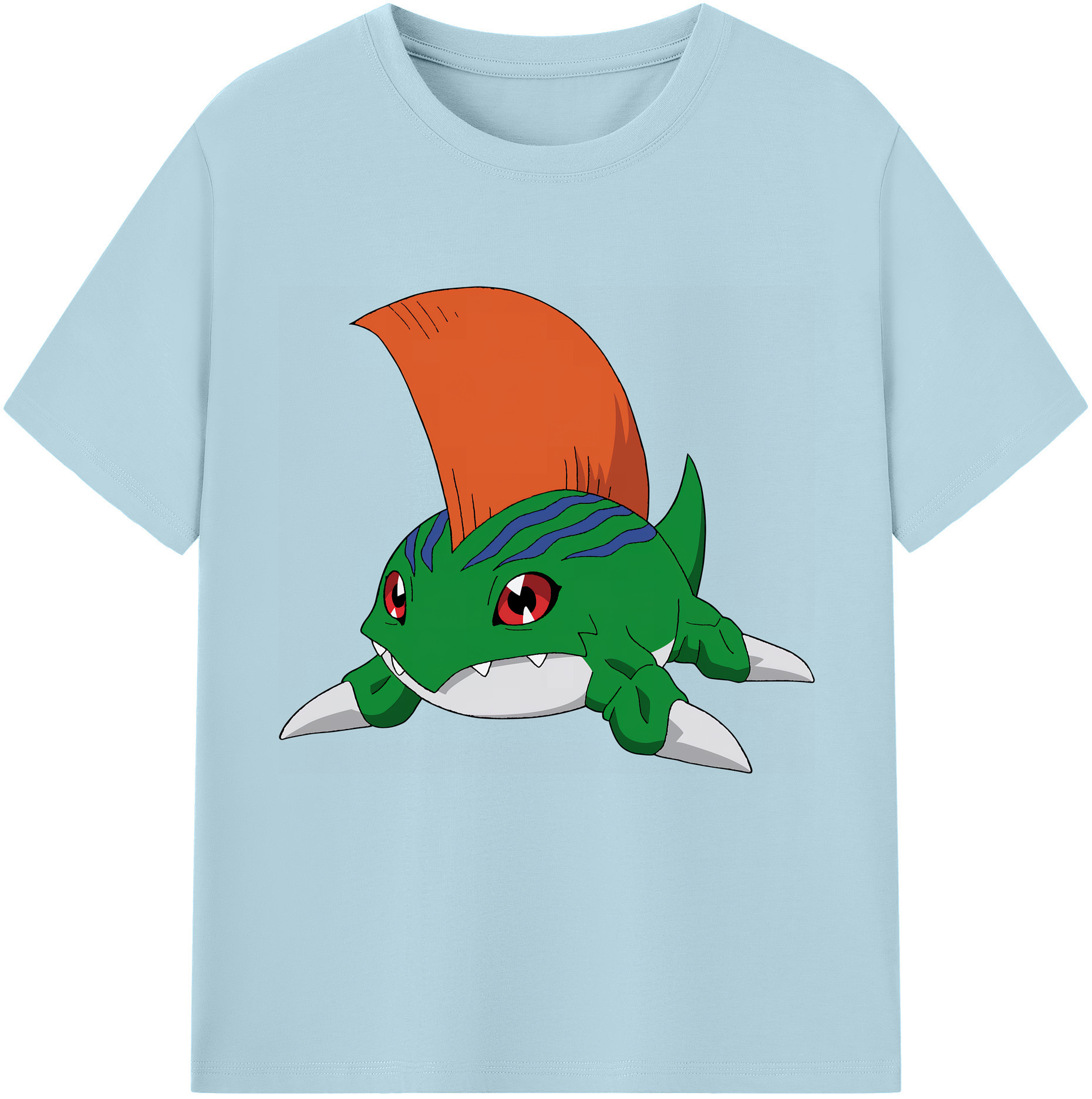 （画像用） Digimon デジタルモンスター/デジモン 綿100％半袖Tシャツ（フロントプリント）